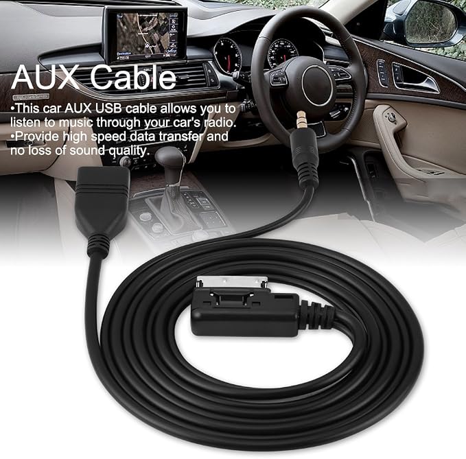 Yctze Accessories Car Audio AUX USB Adapter Cable Cable Adapter Converter Cable C63 E200l CLS E S ML Class