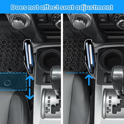 DIAMOOKY 3PCS Center Console Organizer Compatible with Toyota 4Runner 2024 2023 2022 2021 2020 2019-2010 Glove Box Organizer Gear Shift Tray Armrest Storage Box 5th Gen 4 Runner Accessories