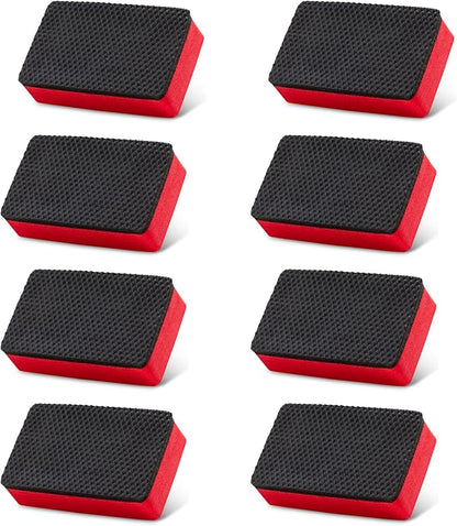 8PCS Clay Bar Sponge, Fine Grade Auto Detailing,Magic Car Pad Block Cleaning, Wax Polish Pad Tool, Kitchen Cleaning Sponge Home Cleaner, Reusable and Washable