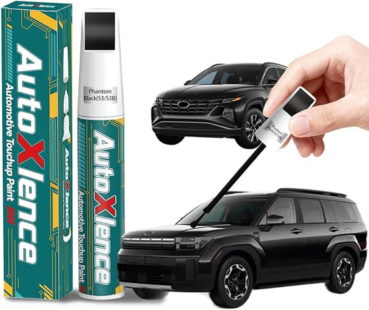 Phantom Black(S3/S3B) Touch Up Paint Compatible with Hyundai Car Paint Pen Scratch Repair Automotive Scratch Remover Fix Exact Color Match