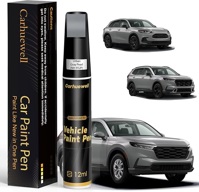 NH-912P Urban Gray Pearl Touch Up Paint Compatible with Honda, Exact Match Car Paint Pen Automotive Scratch Repair Remover Kit Quick & Easy Solution for Vehicle Chips and Nicks