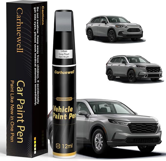NH-912P Urban Gray Pearl Touch Up Paint Compatible with Honda, Exact Match Car Paint Pen Automotive Scratch Repair Remover Kit Quick & Easy Solution for Vehicle Chips and Nicks