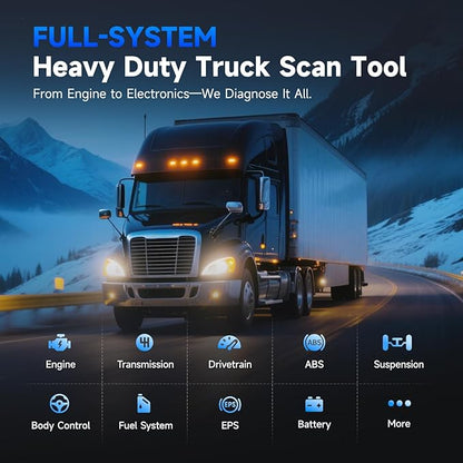NEXAS NL102P Heavy Duty Truck Scanner with DPF Regeneration, Full System Diesel Diagnostic Tool for J1939/J1708 Trucks