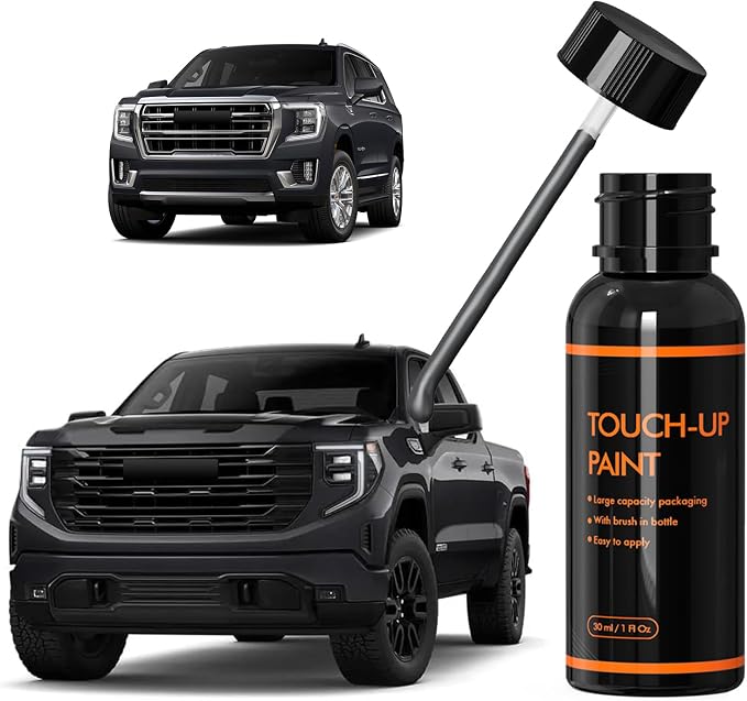G6M/WA618G Dark Ash Metallic/Titanium Rush Metallic Touch Up Paint Compatible With GMC, DIY Car Paint Scratch Repair Kit, Automotive Paints Fix Scratch Repair for GM Chevrolet Sierra/Yukon