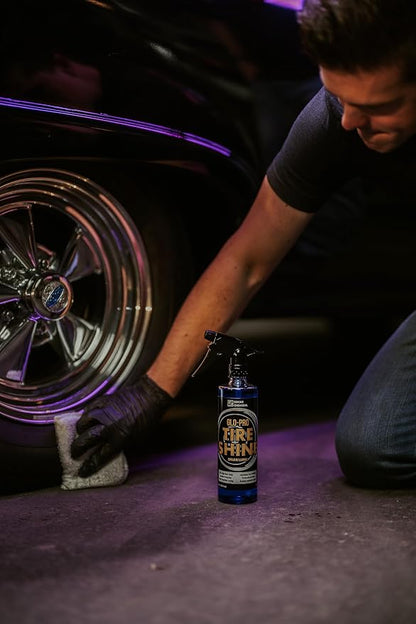 Socar Chemical Eye Candy Extreme Tire Shine, 16 oz Spray Bottle, High Gloss Tire Dressing, Professional Wet Tire Dressing, Water Repellant, Long Lasting