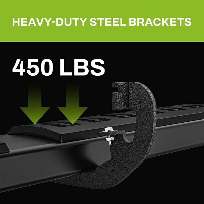 AUTOSAVER88 Running Boards Compatible with 2009-2018 Dodge Ram 1500 Quad Cab/Extended Cab, 2019-2024 Ram 1500 Classic, 6 inches Side Step Nerf Bars Side Bars (Excl.1500 New Body Style)