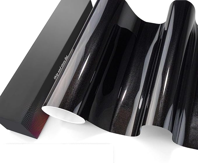 PPF Paint Protection Film Gloss Black Silver Metallic Self Healing Auto Bra Vinyl Wrap Invisible Scratches Shield Sheet DIY with Tool Set 5FTx6FT