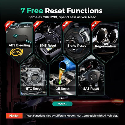 LAUNCH OBD2 Scanner 2026 US Ver. CRP123X V2.0 Elite, 7 Reset Scan Tool, FCA SGW, Engine ABS SRS Transmission Code Reader, Cloud Report, Lifetime Free Wi-Fi Update Diagnostic Tool, Battery Test,AutoVIN