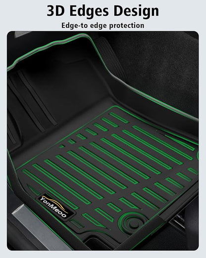 Floor Mats Custom for Honda Passport 2026 Trunk Mat with Backrest Mat All Weather TPE Rubber Cargo Liner Full Set Floor Liners for Passport Accessories (Trunk Mat+Backrest Mats+Floor Mats)