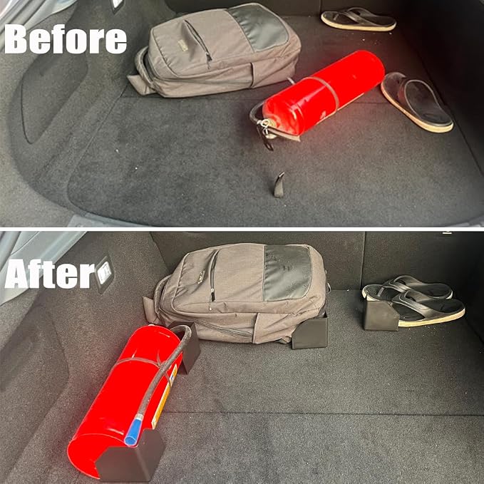 Fun&H Car Trunk Organizer Blocks, Hook & Loop Trunk Cargo Blocks, Trunk Divider to Hold Cargo in Place, Available to Wool Carpet for Car Truck SUV Van (3.9'')