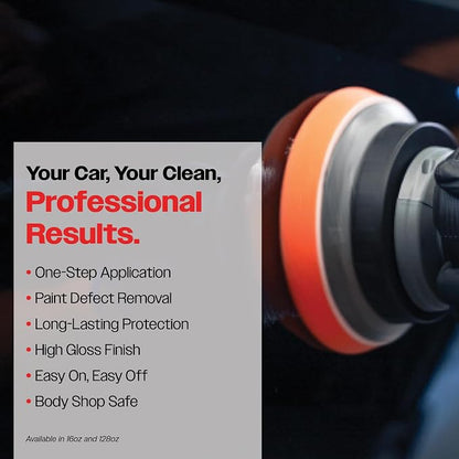 Malco Velocity One-Step Car Polish and Wax (90 Day Protection) - Best Polishing Compound for Automotive Paint Restoration/Scratch and Swirl Remover/Re-Shine and Protect Old Aged Paint (265016)