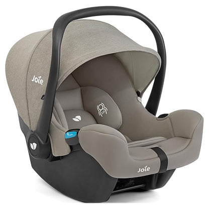 Joie Baby, Rue Lightweight Infant Car Seat & Anti-Rebound Base, Side-Impact Protection, 5-Point Harness, and UPF 50+ Canopy for Newborns and Infants (Dove)