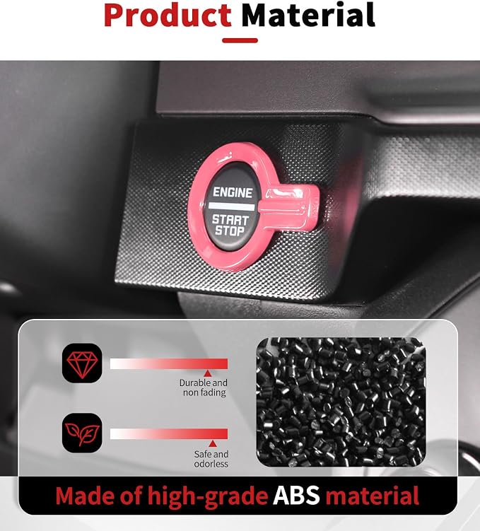 JWWY Interior Trim Kit Full Set Dress-Up Kit Decor Set Center Console Gear Shift Dashboard Panel Door Handle AC Rearview Vent Adjustment Cover Trim for 2021-2026 Ford Bronco Accessories 14pcs Pink
