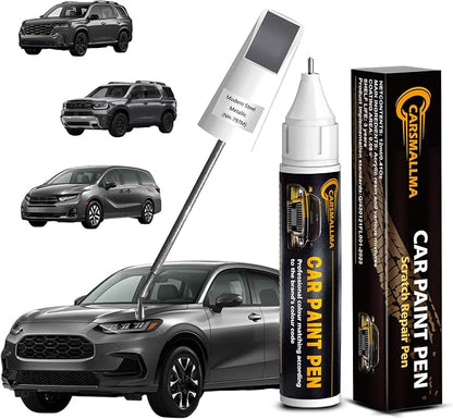 Car Touch Up Paint for Honda(NH-797M Modern Steel Metallic), Color Accurate Car Scratch Repair Remover Pen,Automotive Paint Quick & Easy to fix vehicle Chips and Nicks Scuff