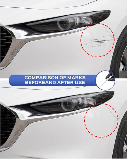 A3F Brilliant Black Touch Up Paint Compatible with Mazda Exact Match Chips and Nicks Touch Up