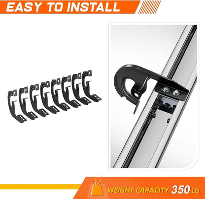 [Pair] 5 Inch Chrome Stainless Running Boards/Side Step Bars/Nerf Bars Compatible with 04-14 Ford F150 Crew Cab