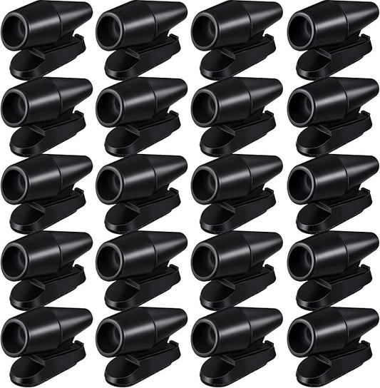 Frienda 20 Pieces Deer Whistles for Vehicles Avoids Collisions, Deer Whistles for Car, Horns for Vehicles Warning Devices with Waterproof Animal Alert for Car and Motorcycle (Black)