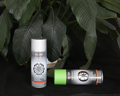 EASTUP Premium Metallic Acrylic Enamel Spray Wheel Spray Paint Flash Silver Color- Brilliant Finish, High Durability, Fade-resistant, Quick Drying Rim Coating