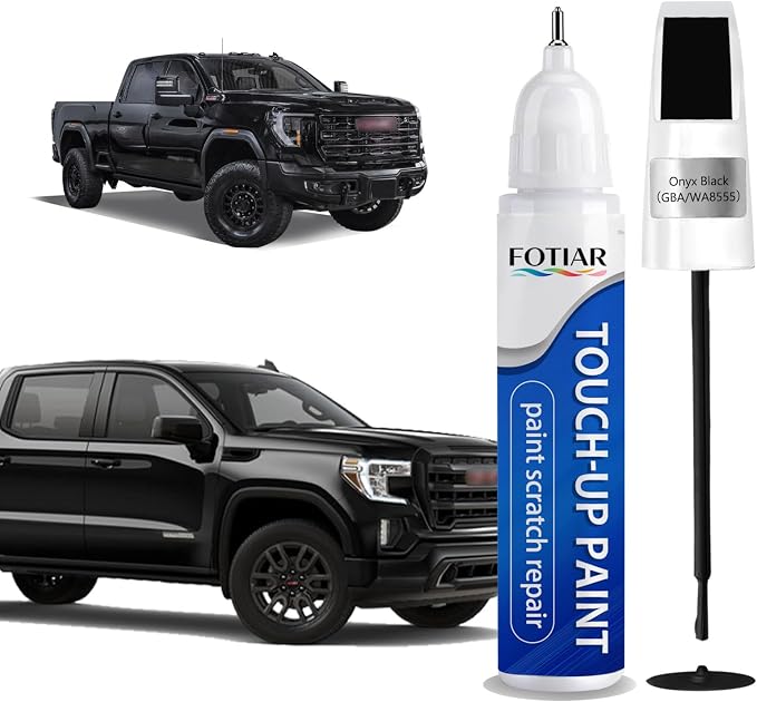 Onyx Black GBA/WA8555 Touch up Paint for GMC-Exact Match Scratch Repair Kit 2-In-1 Premium Car Paint Pen for Chips & Nicks
