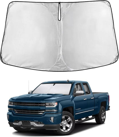 EcoNour Windshield Sunshade Compatible for Chevrolet Equinox 2025 2026, Sun Visor for Front Windshield & Window Sun Shade Cover, UV Heat Blocker & Protector, Car Accessories