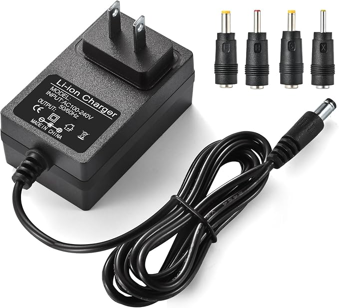 15V 1A~1.5A Adapter Charger Charging Cable Cord for Peak 450A 500A 600A 800A 1000A Auto Battery Booster Jump Starter, Compatible Beatit,Tacklife,Gooloo & More Portable Car Jump Starter