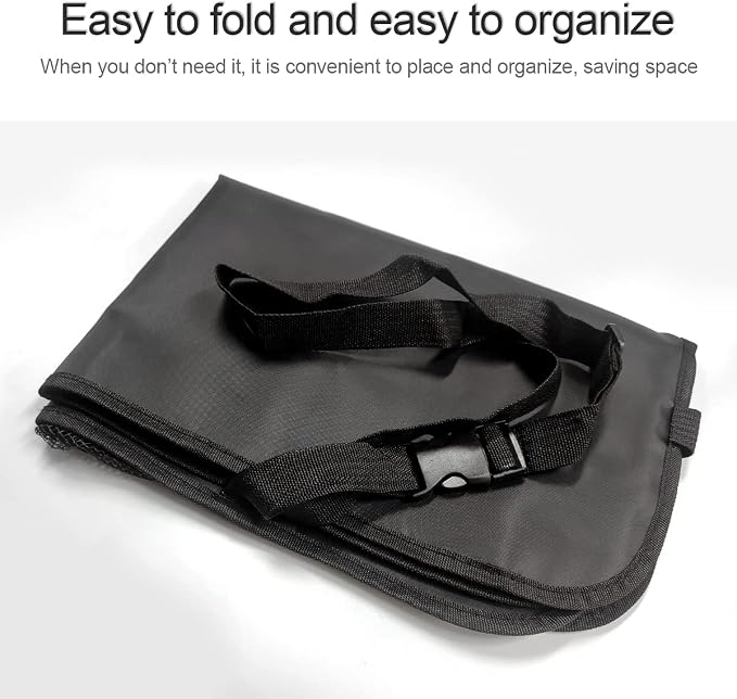 Car Seat Back Organizer, Waterproof and Durable with 10" Table Holder, 9 Storage Pockets for Kids, Travel Accessories, 2 Pack