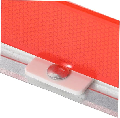 VOSAREA Safety Triangle Reflective Warning Sign for Vehicles High Visibility Roadside Kit for Car Breakdowns and Traffic Safety Easy to up Reflector