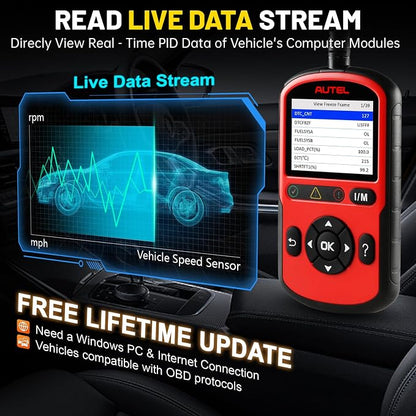 Autel AutoLink AL549 OBD2 Scanner Code Reader | Check Engine Code Reader ABS Diagnostic Tool,Universal Car Battery Test, Live Data,Scan tool For Car Repairers, Enthusiasts