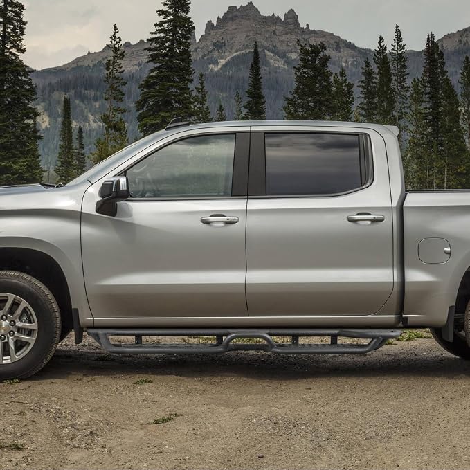 BINARY STAR 4-Steps Running Boards for 2004-2025 Nissan Titan Crew Cab, 2016-2025 Titan Xd Crew Cab(4 Full-Size Door) Side Steps, 4-Steps Design Nerf Bars