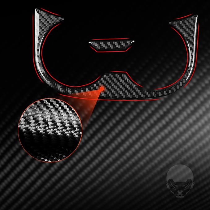 NVCNX Real Premium Carbon Fiber for Toyota 2nd Gen Tacoma Accessories 2005-2015 2006 2007 2008 2009 2010 2011 2012 2013 2014 Car Armrest Rear Cup Holder Cover Interior Trim Sticker Decal 2PCs