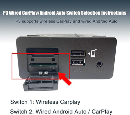 Mazda Wireless CarPlay Retrofit Kit | TK78-66-9U0C OEM USB Hub | Compatible with Mazda 2/3/6/CX-3/CX-5/CX-9/MX-5 (2014-2020) with MZD Connect (P3)