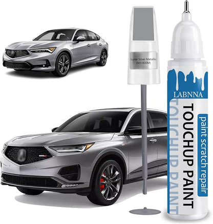 Lunar Silver Metallic(NH-830M) Touch Up Paint for Acura-Exact Match 2 in 1 touchup Paint Pen for Chips and Nicks Repair Car Paint Scratch Repair