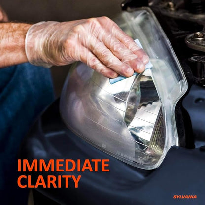 SYLVANIA UV Block Clear Coat Kit - Premium UV Headlight Protection for Vehicles - Includes Surface Activator, Protective Clear Coat & Applicator Towels - Long-Lasting - Restores to Like-New Condition