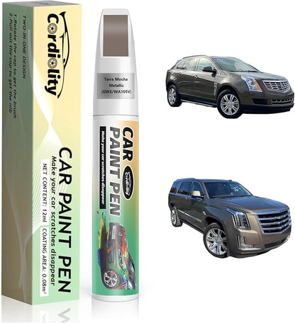 Car Touch Up Paint Terra Mocha Metallic(GWX/WA105V) for Chevrolet, Color Accurate Car Scratch Repair Remover Pen Fix Auto Paint Chips and Nicks