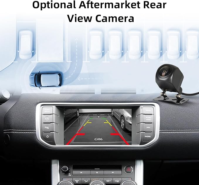 Wireless CarPlay Android Auto Adapter Decoder Retrofit Kit Fits Land Rover & Jaguar 2011-2017 with Bosch Headunit 8" Screen, Supports Mirror Link/Airplay/Backup Camera/USB Drive/Navigation