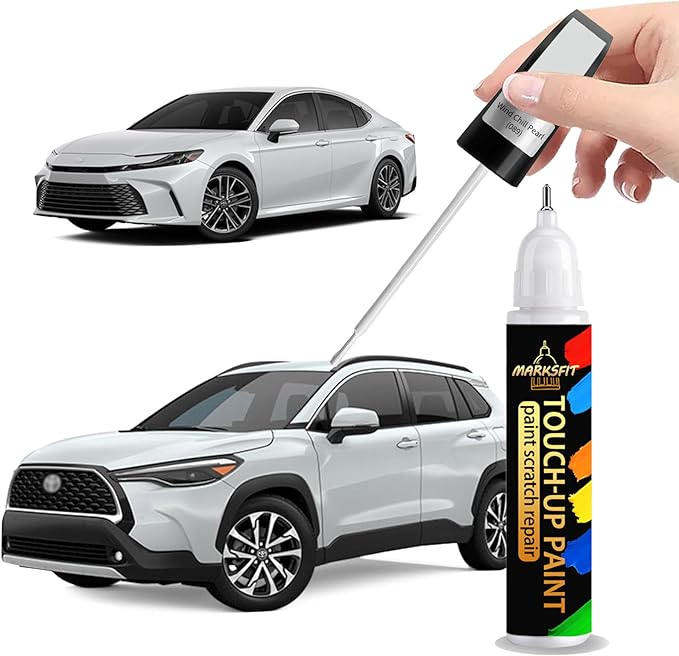 Wind Chill Pearl(089) Touch Up Paint For Toyota Exact Match-Chips and Nicks 2 in 1 Car Paint Pen Scratch Rapair for Avalon/RAV4/Camry/Corolla/Highlander/Prius/Sequoia/Sienna/Tacoma
