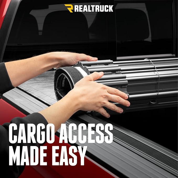 RealTruck TruXedo Sentry Hard Rolling Truck Bed Tonneau Cover | 1572001 | Fits 2014-2018, 2019 Limited/Legacy Chevy/GMC Silverado/Sierra 1500, 2015-19 2500/3500 6' 7" Bed (78.9")