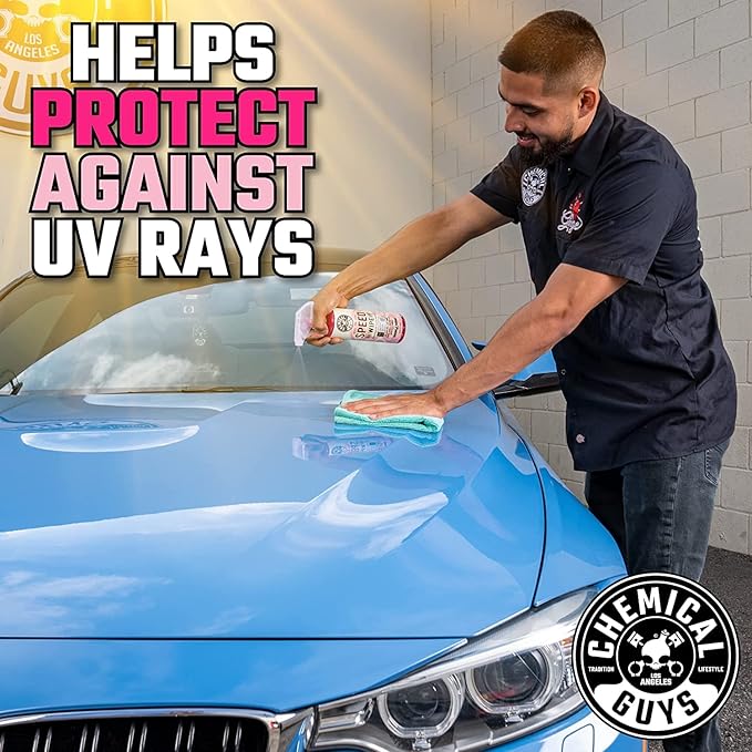 Chemical Guys Speed Wipe Quick Detailer, Safe for Cars, Trucks, SUVs, Motorcycles, RVs & More, Extra Large 32 fl oz, Cherry Scent