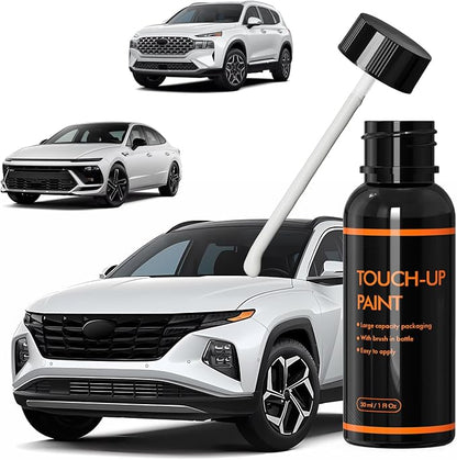 W6H Serenity White Touch Up Paint for Hyundai, DIY Car Paint Scratch Repair Kit, Automotive Paints, Quick & Easy Fix Scratch Repair for Tucson/Elantra/Santa Fe/Sonata