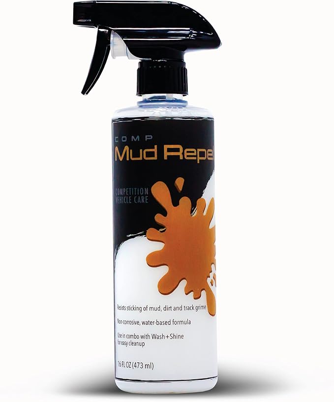 Molecule Mud Repel Spray | Pre-Treatment for Off-Road, ATV & UTV Vehicles | Keeps Mud from Sticking to Plastics, Metals, and Vinyl | Water-Based Formula for Easy Cleanups | 16 Ounce
