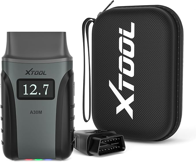 XTOOL Anyscan+ A30M OBD2 Scanner Kit, No Subscription Required, Wireless Code Reader Bidirectional Scan Tool for iOS & Android, 26 Resets, Live Data, ABS Bleed Diagnostic Tool, Storage Bag