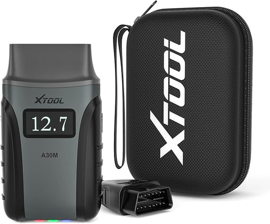 XTOOL Anyscan+ A30M OBD2 Scanner Kit, No Subscription Required, Wireless Code Reader Bidirectional Scan Tool for iOS & Android, 26 Resets, Live Data, ABS Bleed Diagnostic Tool, Storage Bag
