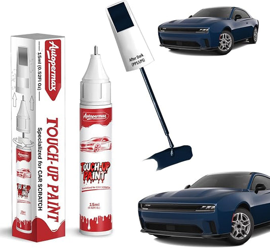After Dark(PPS/LPS) Car Touch Up Paint for Dodge, Color Accurate Two-In-One Car Paint Scratch Repair Pen, Professional Scratch Remover for Vehicles Chips and Nicks Scuff