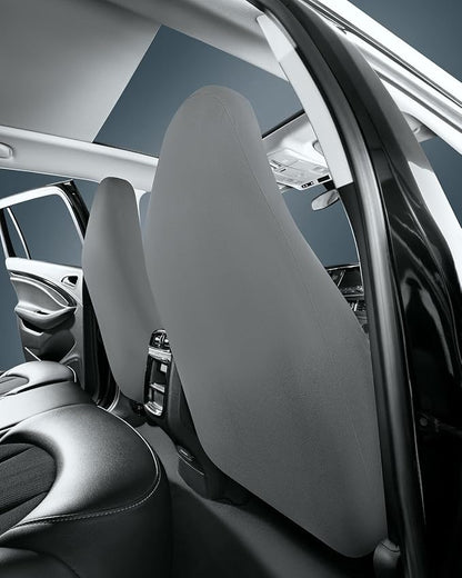 Road Comforts Car Seat Covers for Front Seat, High Back Heavy Duty Breathable Flax Seat Protector, Airbag, Not Seat Belt Compatible, Washable Seat Cover Fits for Most Cars, Trucks, SUVs, Vans