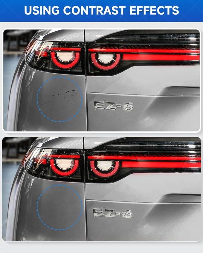 45P Sonic Silver Metallic Touch Up Paint Compatible with Mazda Exact Match Touch Up Paint Car Scratch Repair