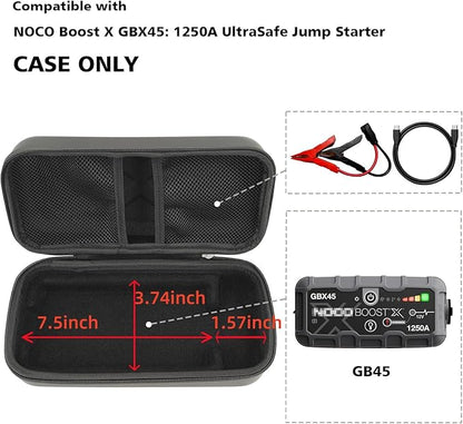 EVA Protection Case Compatible with NOCO Jump Starters - Boost X GBX45 1250A 12V UltraSafe Lithium Jump Starter (CASE ONLY)