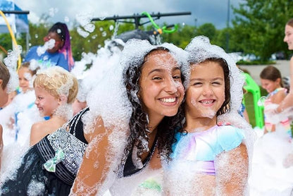 LANGXUN 2026 Upgrade Foam Machine for Party, 1200W High Power Foam Maker Cannon Bubble Machine, Outdoor Summer Pool Party Water Toys for Birthdays Hoilday Celebrations and Backyard Events