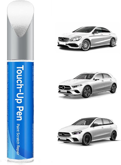 Touch Up Paint Compatible With Mercedes-Benz Exact Match Car Paint Pen Scratch Repair (Diamond White （799）)