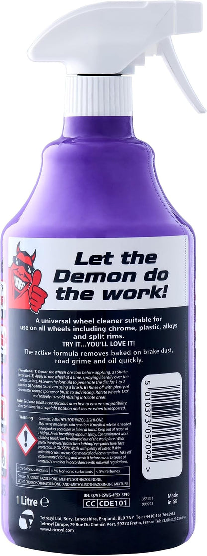 CarPlan Demon Wheels 34 fl Oz (1L) - Fast Wheel Cleaner