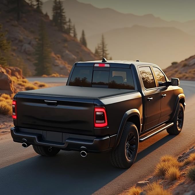 Soft Tri-Fold Truck Bed Tonneau Cover Fit for Nissan Frontier 2005-2026(NO México) 5 ft Bed